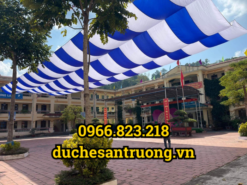 Ô dù che sân trường tại Hà Nội